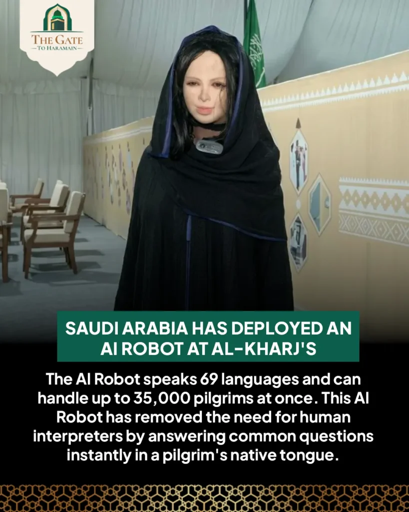 Saudi Arabia Deploys Multilingual AI Robot to Welcome Hajj 2026 Pilgrims