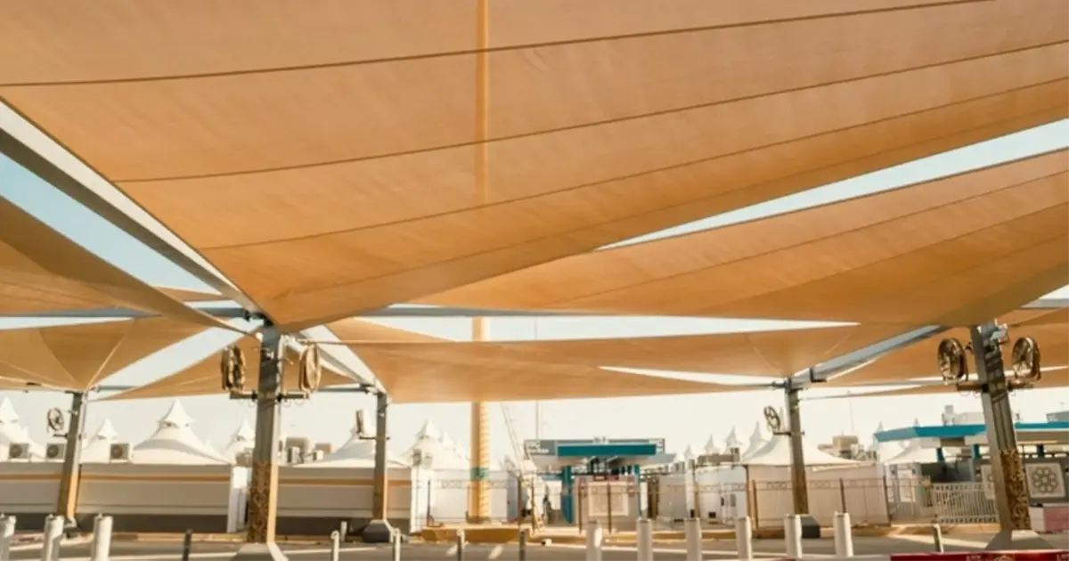 Saudi Arabia Installs 1,000 Misting Fans and 103,000 m² of Shade Across Mina for Hajj 1447