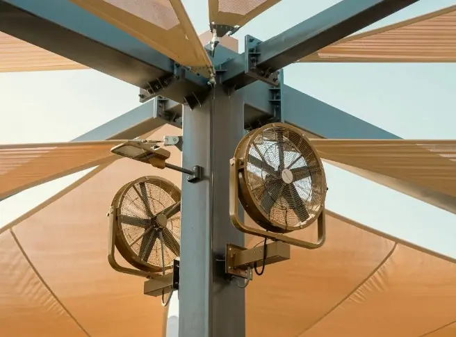 Saudi Arabia Installs 1,000 Misting Fans and 103,000 m² of Shade Across Mina for Hajj 2026