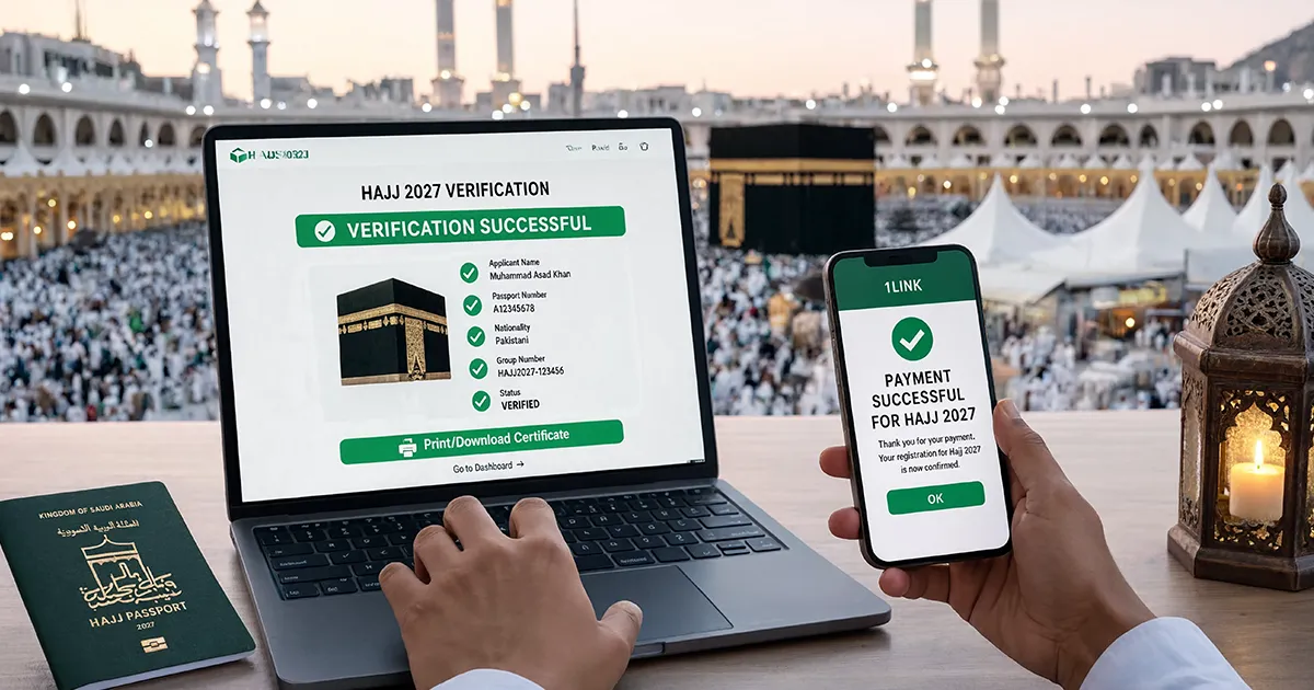 Pakistan Launches Online Hajj Payment System as 2027 Registrations Pass 150,000