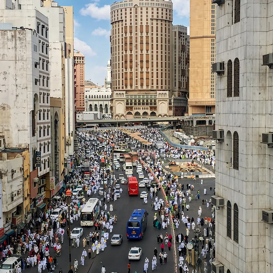 Ibrahim Khalil Road Makkah Friday Prayers