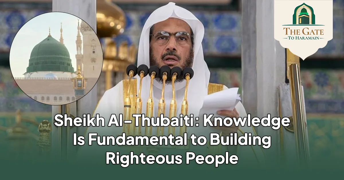 Why Going for Education Is Actually Kind of a Big Deal - Prophet Mosque Friday Sermon 4 Sept 2026 (22 Rabi al-Awwal 1448 AH)